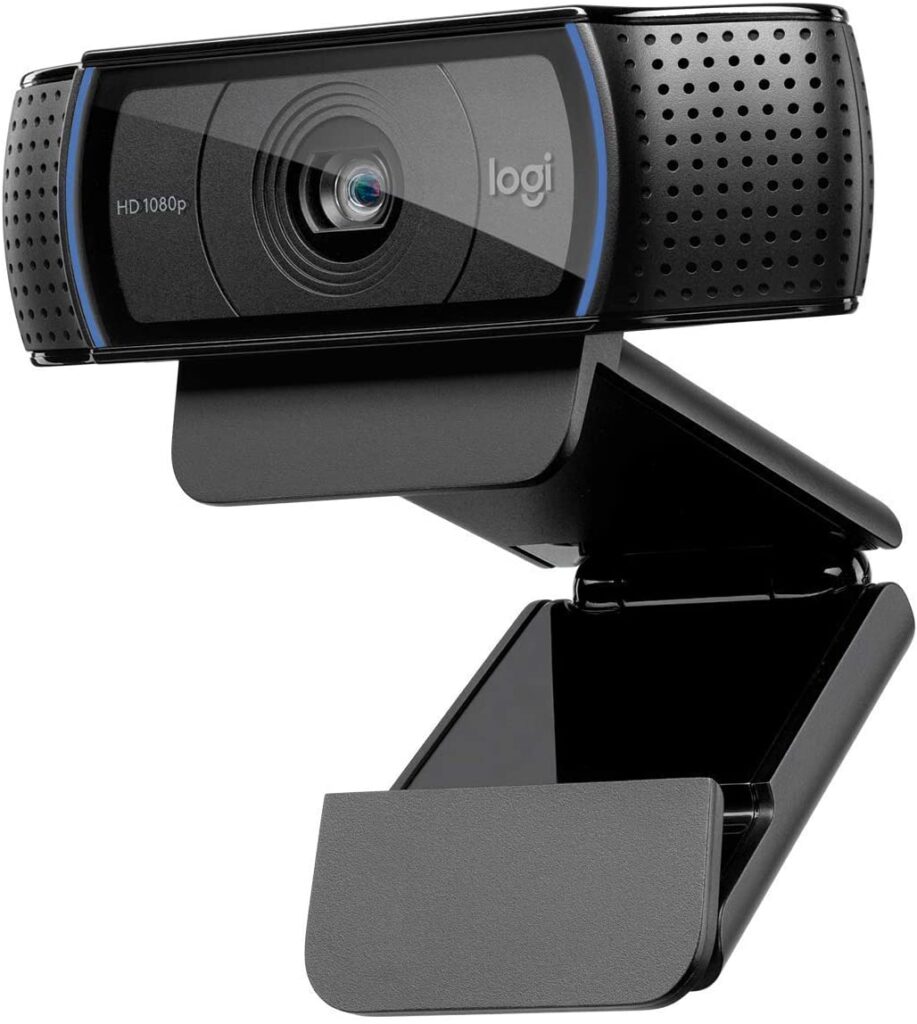 The Logitech C920 webcam side angle best webcams