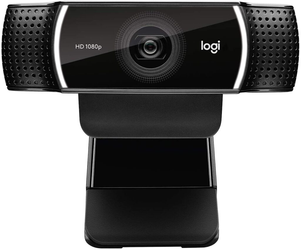 Logitech C922 webcam front view