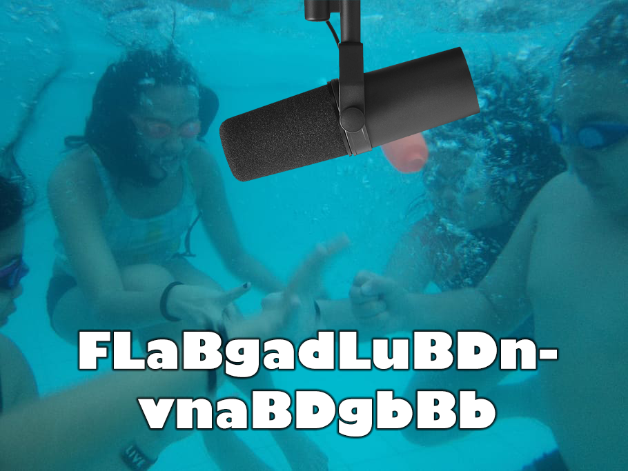 World's First Underwater Podcast